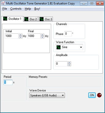 A multi oscillator function generator.